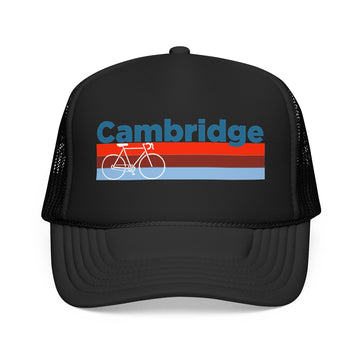 Cambridge, Massachusetts Trucker Hat - Foam Cambridge Bike Cap - 0