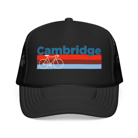 Cambridge, Massachusetts Trucker Hat - Foam Cambridge Bike Cap