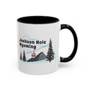 Jackson Hole, Wyoming Retro Snow Skiing Mountain 11 oz Mug, Ski Lodge Decor Coffee Cup, Mountain Gondola  Lover Gift, Retro Skiing Mug-8