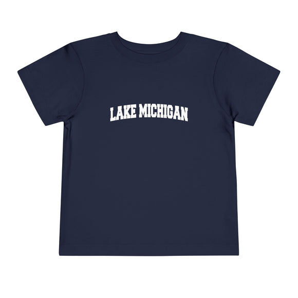 Lake Michigan Toddler Graphic Tee - Kids Lake Michigan Vacation T-Shirt