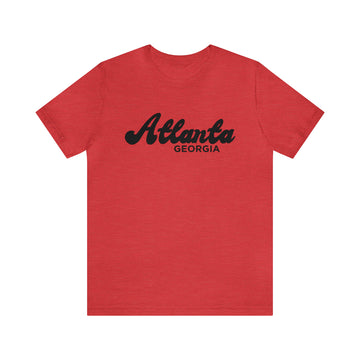 Buy heather-red Atlanta, Georgia T-Shirt - Retro Unisex Atlanta Shirt