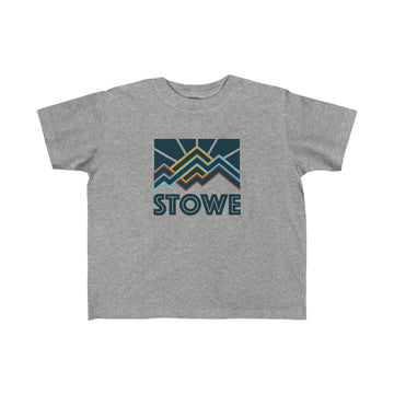 Stowe, Vermont Toddler T-Shirt - Toddler Stowe Shirt - 0