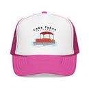 Kids Lake Tahoe, California Trucker Hat Pontoon Boat