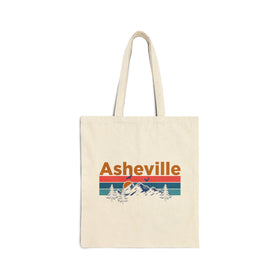 Asheville, North Carolina Tote Bag - Cotton Canvas Asheville Bag