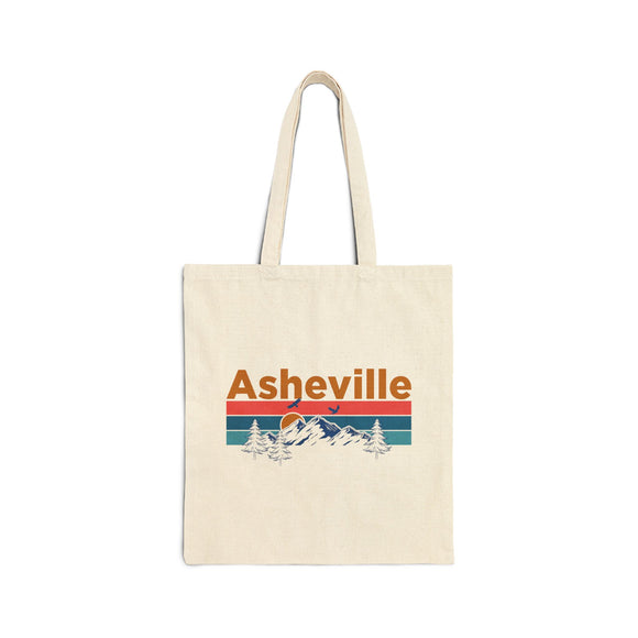 Asheville, North Carolina Tote Bag - Cotton Canvas Asheville Bag