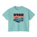 Women's Utah Boxy Graphic Tee - Slightly Cropped-4