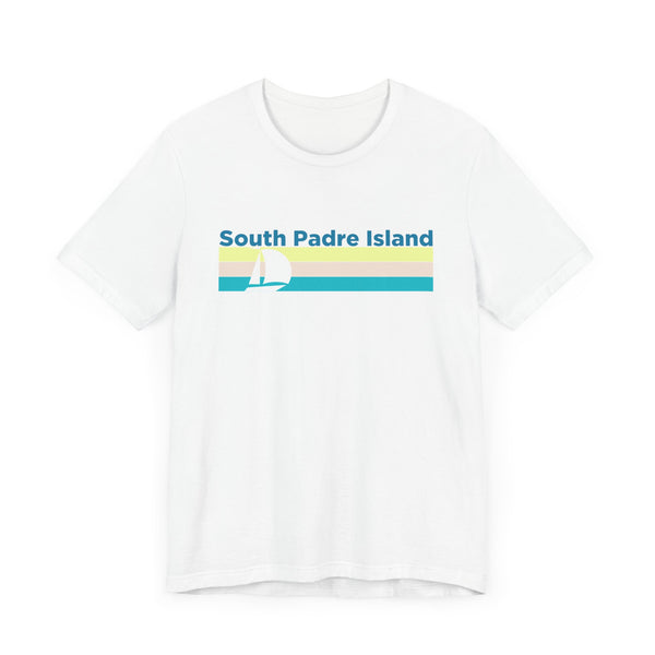 South Padre Island, Texas T Shirt - Sailboat Graphic Tee