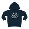 Brooklyn, New York Toddler Hoodie - Bike