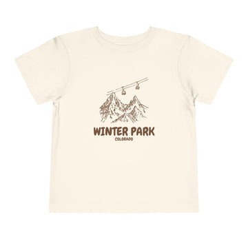 Winter Park, Colorado Toddler T-Shirt — Vintage Gondola Ski Mountain Tee