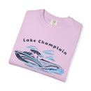 Lake Champlain T Shirt, Comfort Colors Cotton 100% Cotton Wakeboard Boat Tee-16