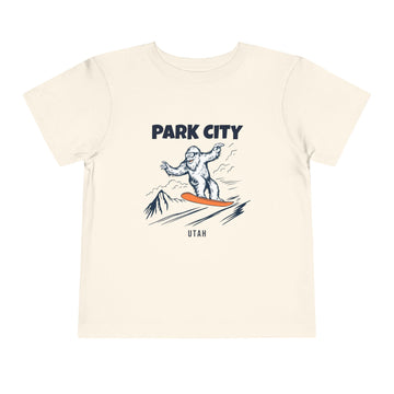 Park City, Utah Yeti Snowboard Toddler Tee