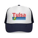 Tulsa, Oklahoma Retro Corn and Farm Trucker Hat-5