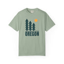 Oregon T Shirt, Comfort Colors Cotton 100% Cotton Trees Tee-2