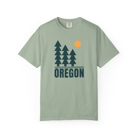 Oregon T Shirt, Comfort Colors Cotton 100% Cotton Trees Tee - 0