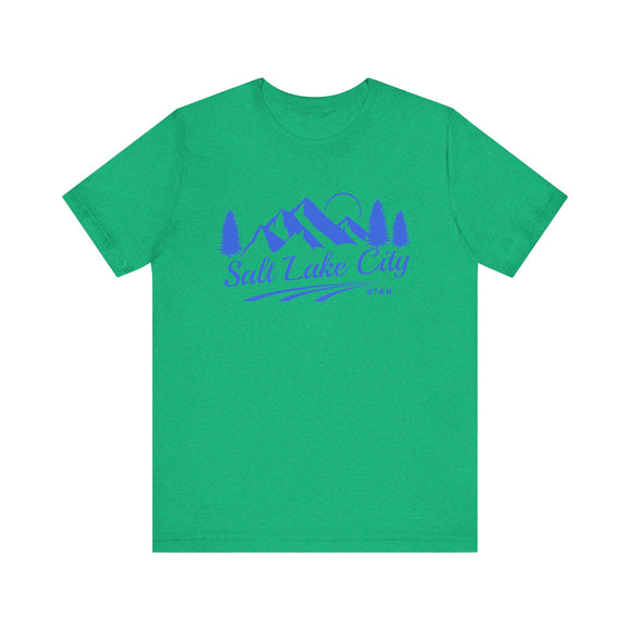 Salt Lake City, Utah T-Shirt - Retro Mountain Unisex Salt Lake City Shirt