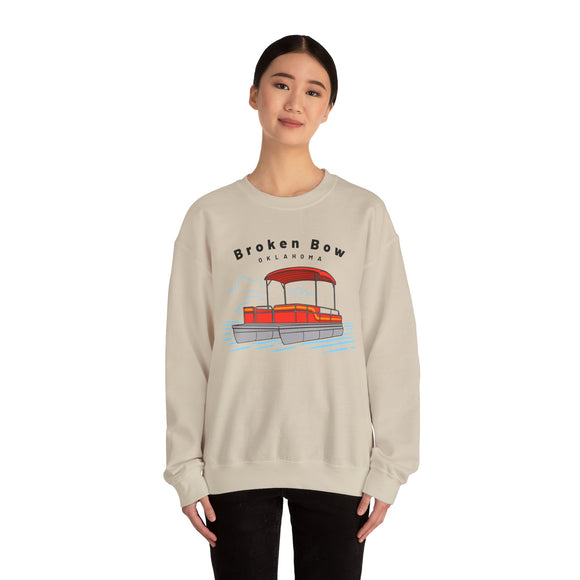 Broken Bow, Oklahoma Sweatshirt - Pontoon Boat Sweatshirt