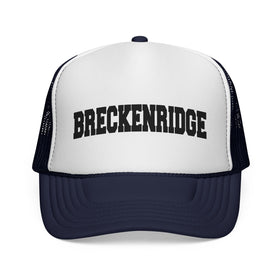 Buy dark-navy Breckenridge, Colorado Collegiate Style Trucker Hat