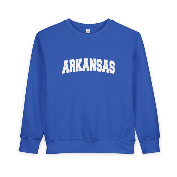 Arkansas Toddler Sweatshirt - Arkansas Toddler Crewneck Sweatshirt