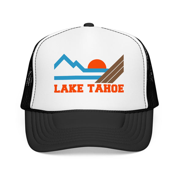 Lake Tahoe, California Trucker Hat - Lake Tahoe Mountain Cap