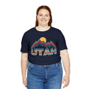 Utah T Shirt Retro Mountain - Unisex Utah Shirt-91