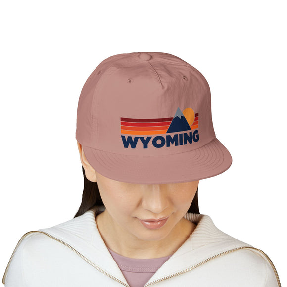 Wyoming Mountain Surf Cap | Retro Light Weight Cap