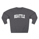 Premium Seattle, Washington Retro Graphic Sweatshirt-1