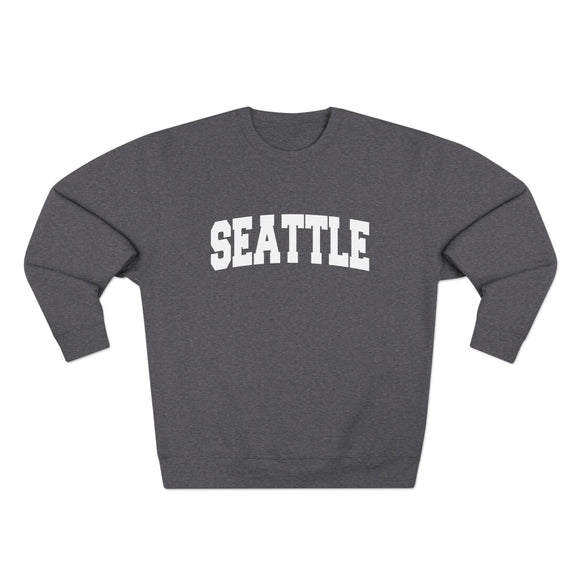 Premium Seattle, Washington Retro Graphic Sweatshirt