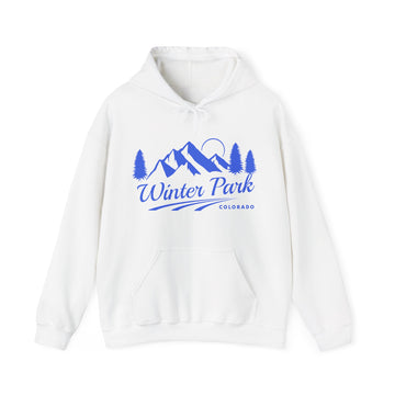 Buy white Winter Park, Colorado Hoodie - Unisex Mountain Winter Park Hoodie Sweatshirt