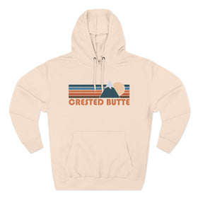 Crested Butte, Colorado Hoodie - Retro Mountain Unisex Sweatshirt