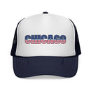 Chicago Illinois Stars and Stripes Trucker Cap-3