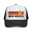 New Mexico Retro Sun Trucker Hat - Vintage Style New Mexico Cap-2