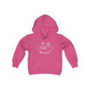 Brooklyn, New York Youth Hoodie - Bike-2
