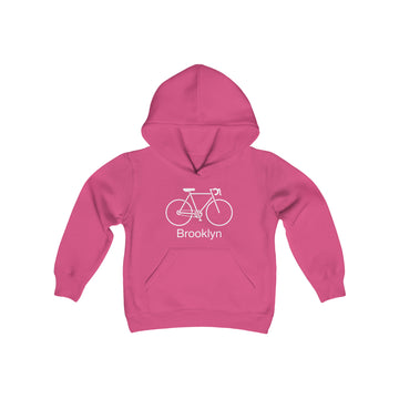 Brooklyn, New York Youth Hoodie - Bike - 0