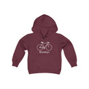 Brooklyn, New York Youth Hoodie - Bike-3