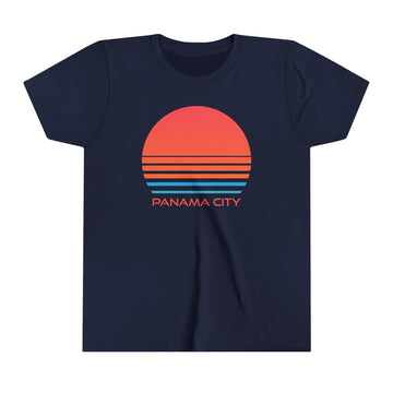Panama City, Florida Youth Shirt - Retro 80s Panama City Kid's T-Shirt - 0