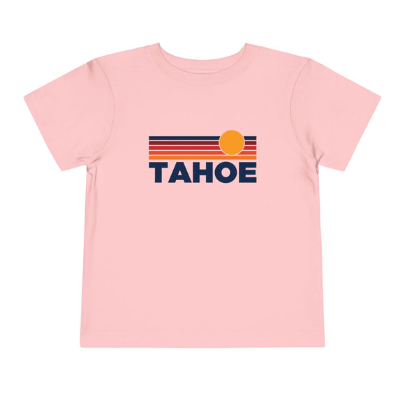 Lake Tahoe, California Toddler T-Shirt - Retro Sun Tee