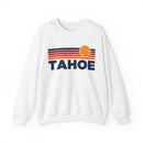 Lake Tahoe, California Sweatshirt Retro Sun Unisex - Lake Tahoe Vintage Inspired Warm Pullover Jumper-1