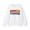 Lake Tahoe, California Sweatshirt Retro Sun Unisex - Lake Tahoe Vintage Inspired Warm Pullover Jumper