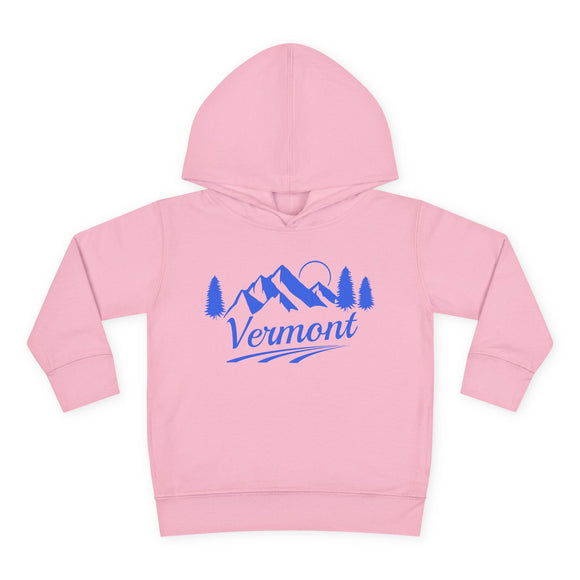 Vermont Toddler Hoodie - Unisex Mountain Pullover Sweatshirt, Kids Hooded Jumper, Vermont Souvenir