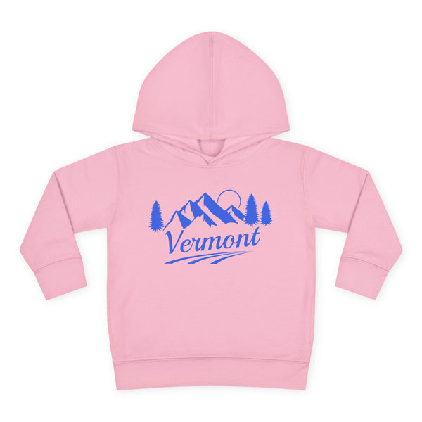 Vermont Toddler Hoodie - Unisex Mountain Pullover Sweatshirt, Kids Hooded Jumper, Vermont Souvenir