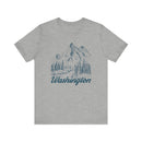 Washington Graphic Tee - Mountain Illustration Washington T Shirt-5