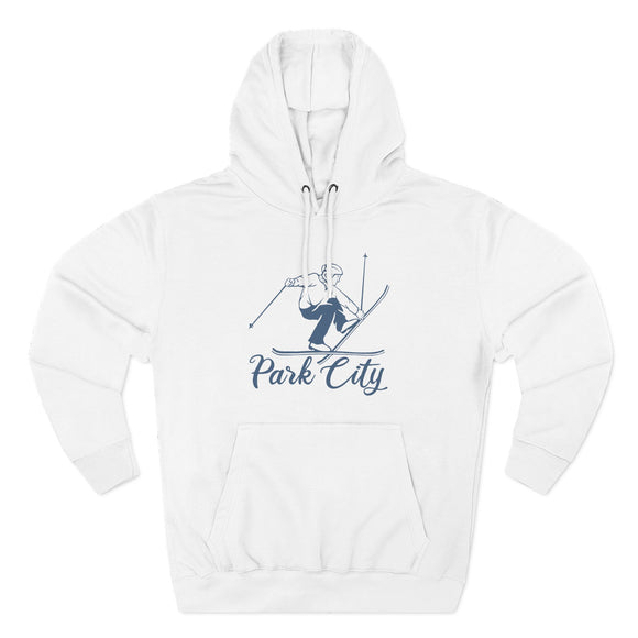 Premium Park City, Utah Vintage Snow Ski Hoodie