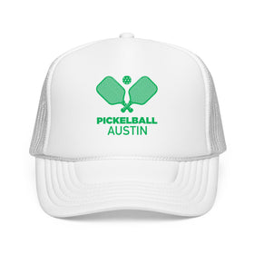 Austin, Texas Pickleball Trucker Hat - Foam Austin Cap - 0