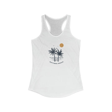Buy solid-white Daytona Beach, Florida Women's Racerback Tank Top