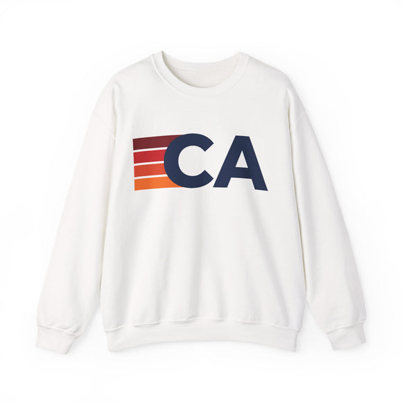 California Retro Sweatshirt | Retro Stripes California