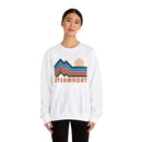 Steamboat, Colorado Sweatshirt Retro Mountains, Steamboat Unisex Graphic Crewneck-9