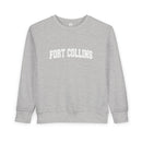 Fort Collins, Colorado Toddler Sweatshirt - Fort Collins Toddler Crewneck Sweatshirt-1