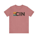 Cincinnati, Ohio tee - CIN t shirt retro stripes-3