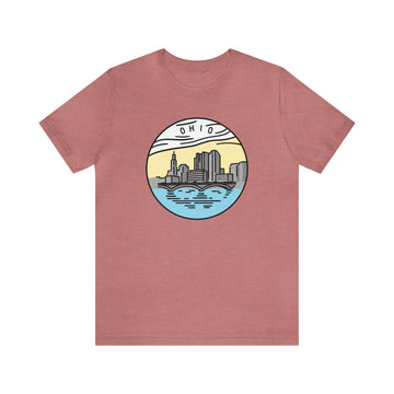 Buy heather-mauve Ohio T-Shirt - Unisex Ohio Shirt