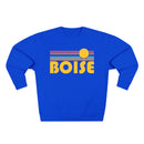Premium Boise, Idaho Retro Sun Graphic Sweatshirt-5